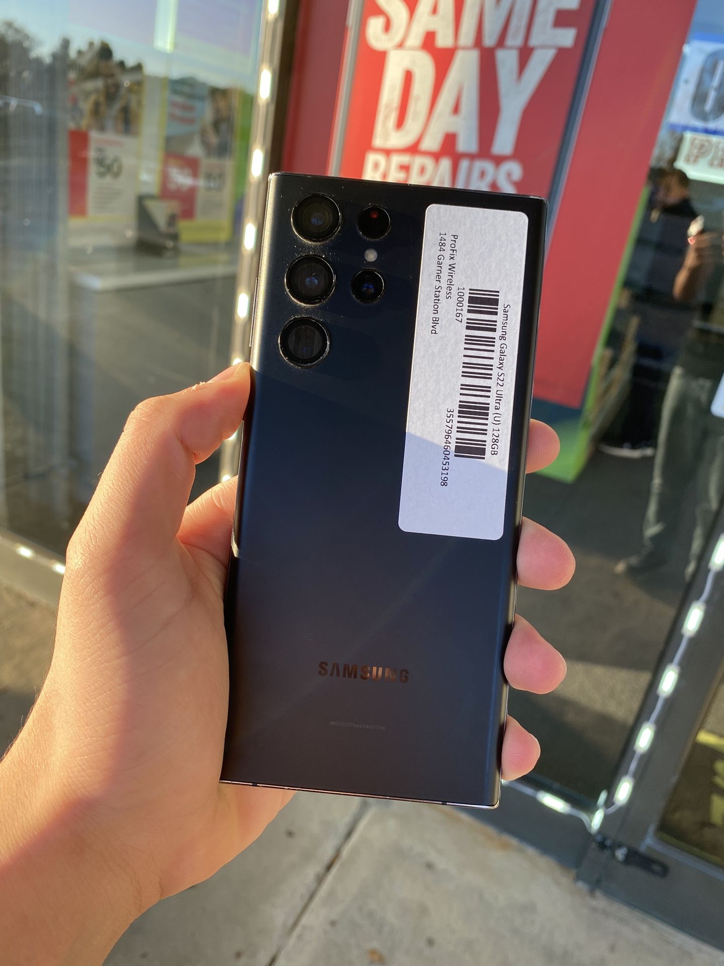 Unlocked Samsung S22 Ultra 128GB- $85 to start (financing)