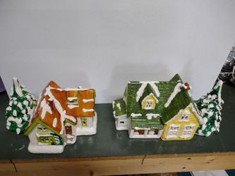 Ceramic Christmas Houses