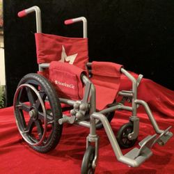 Toy Detailed, functional doll wheelchair American Girl toy H12/5xL8/5xD12/5 inch Lbs 1.7