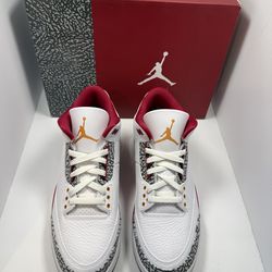 Jordan 3 Cardinal Red
