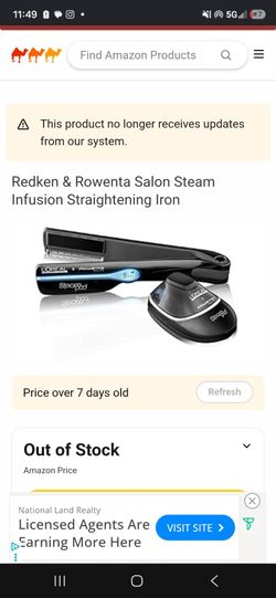 L'Oreal Rowenta Steampod Hair Straightener