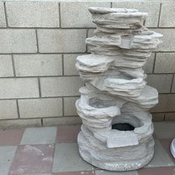 New Water Fountain Made Out Of Cement Perfect Gift 