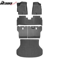 Fits 2001-2003 Toyota Highlander Heavy Duty TPE Floor Mats+ Trunk Mat+ Backrest Mats