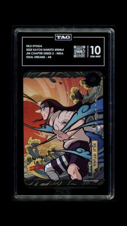 TAG 10 Neji Hyuga AR Naruto Kayou Series 2 Chapter Jin English - NRSA02-AR-004L4