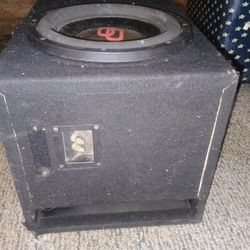 DD 12 Inch Subwoofer And Dd Box Ported 