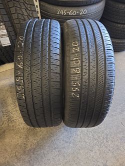255-60-20" Used Tires 