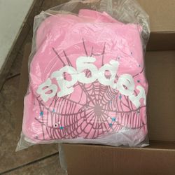 Pink Sp5der Hoodie 