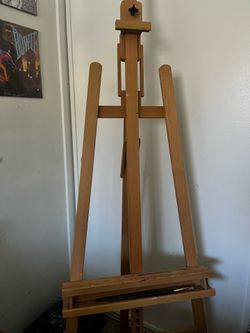 Wooden easel