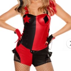 Harley Quinn Halloween Costume Outfit