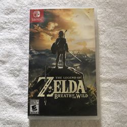Zelda Breath Of The Wild Game For Switch