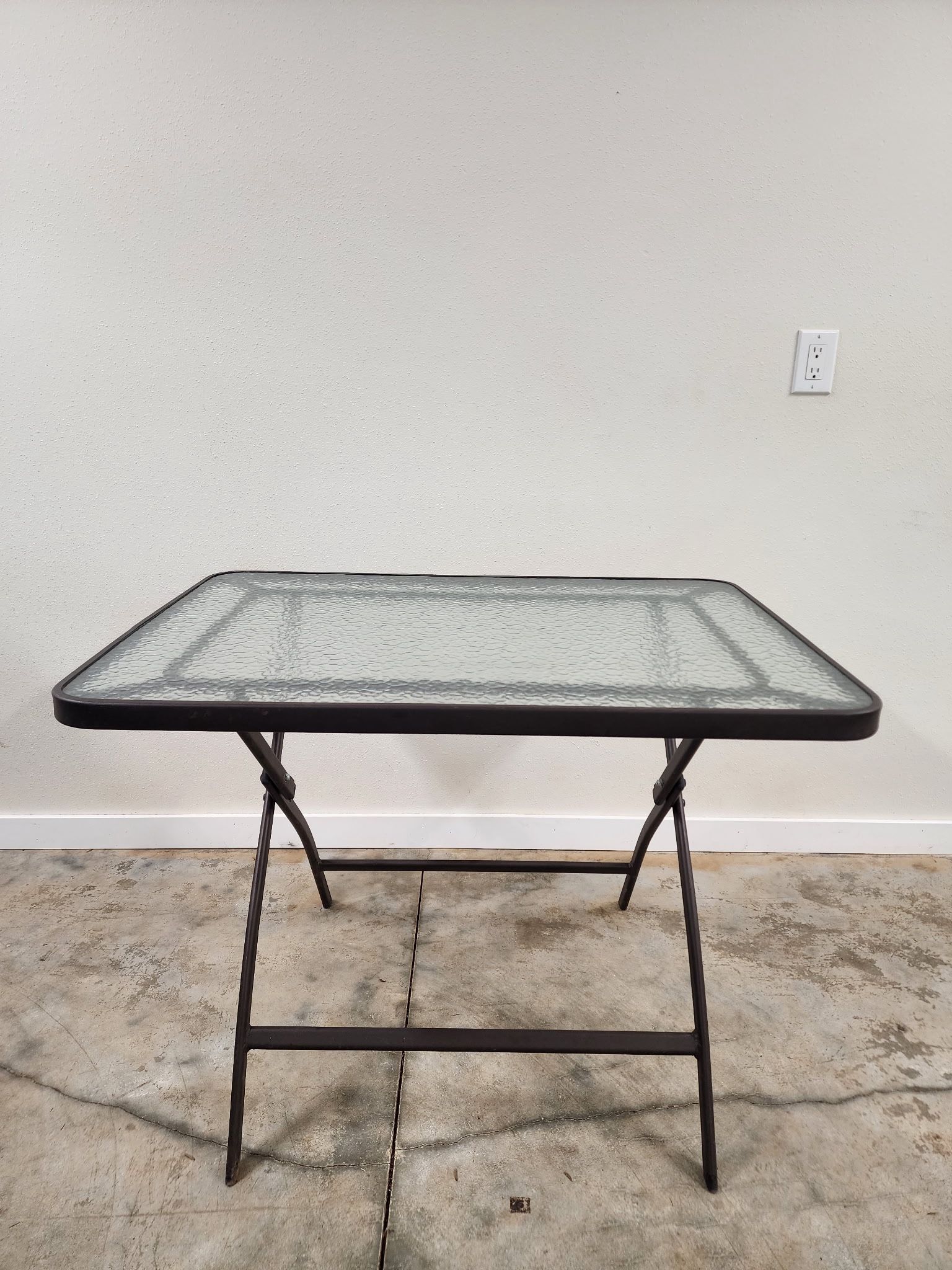 Glass Folding Table