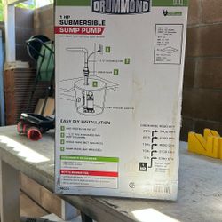 SUBERMERSIBLE SUMP PUMP