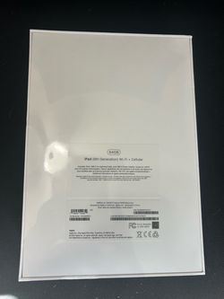 iPad 9th gen plus cellular 64GB brand new in original packaging