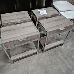 Warehouse Clearance Sale! Brand New Grey Side Tables