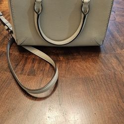 Troy Burch Robinson Zip Tote Bag In Stone Gray