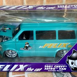 Jada Toys Felix the Cat 2001 Aqua 2001 Chevy Astro Van 1:24 Extremely Rare  for Sale in Chino Hills, CA - OfferUp