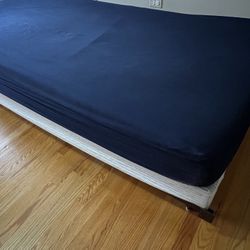 Twin-size Bed With Tempur-Pedic Mattress