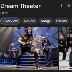 Dream Theater Concert Tickets Three Available In Long Beach Terrace  Theatre