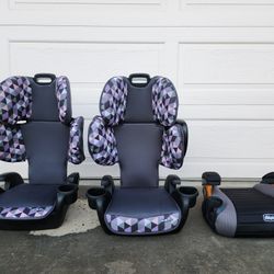 Evenflo GoTime Sport Booster Car Seat & Chicco GoFit Backless Booster Car  Seat (Sold As A Set) for Sale in Fontana, CA - OfferUp