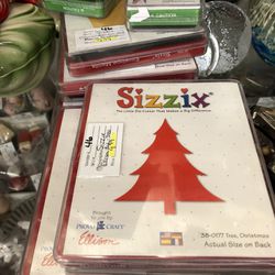 Sizzix Ellison Dies - Christmas tree gingerbread man $9.99 each