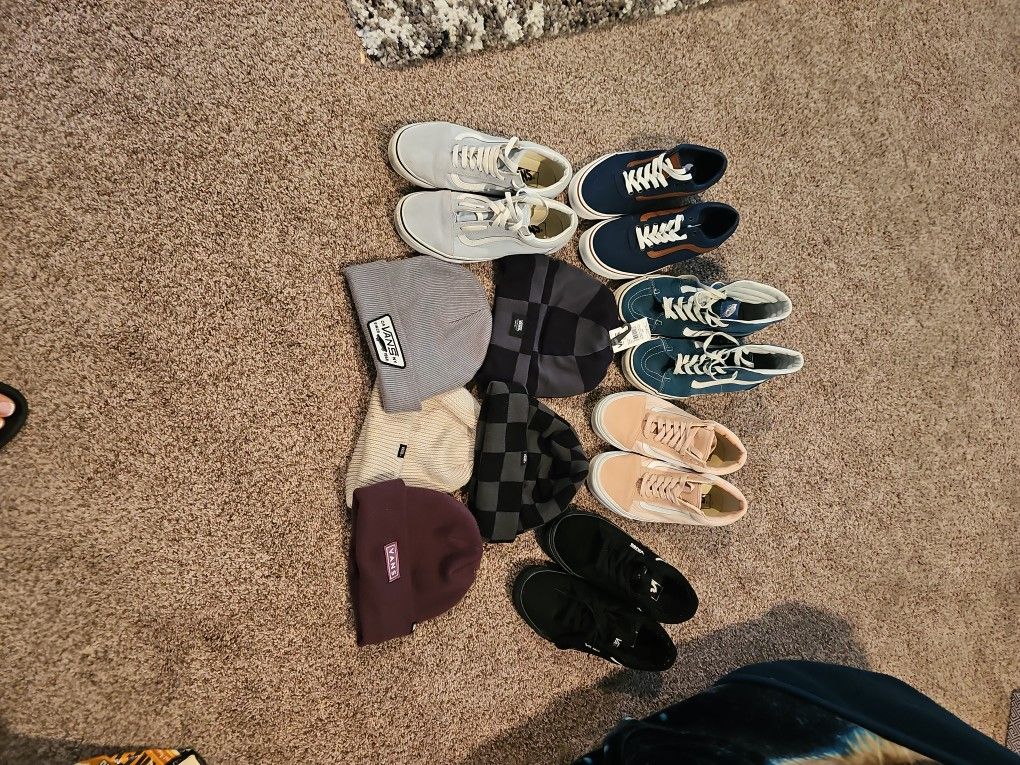Vans, Shoes,hats