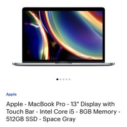 Brand New MacBook Pro Touchbar Space Gray Laptop Apple
