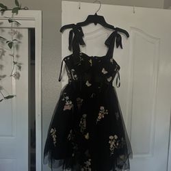 Black Formal mesh dress 