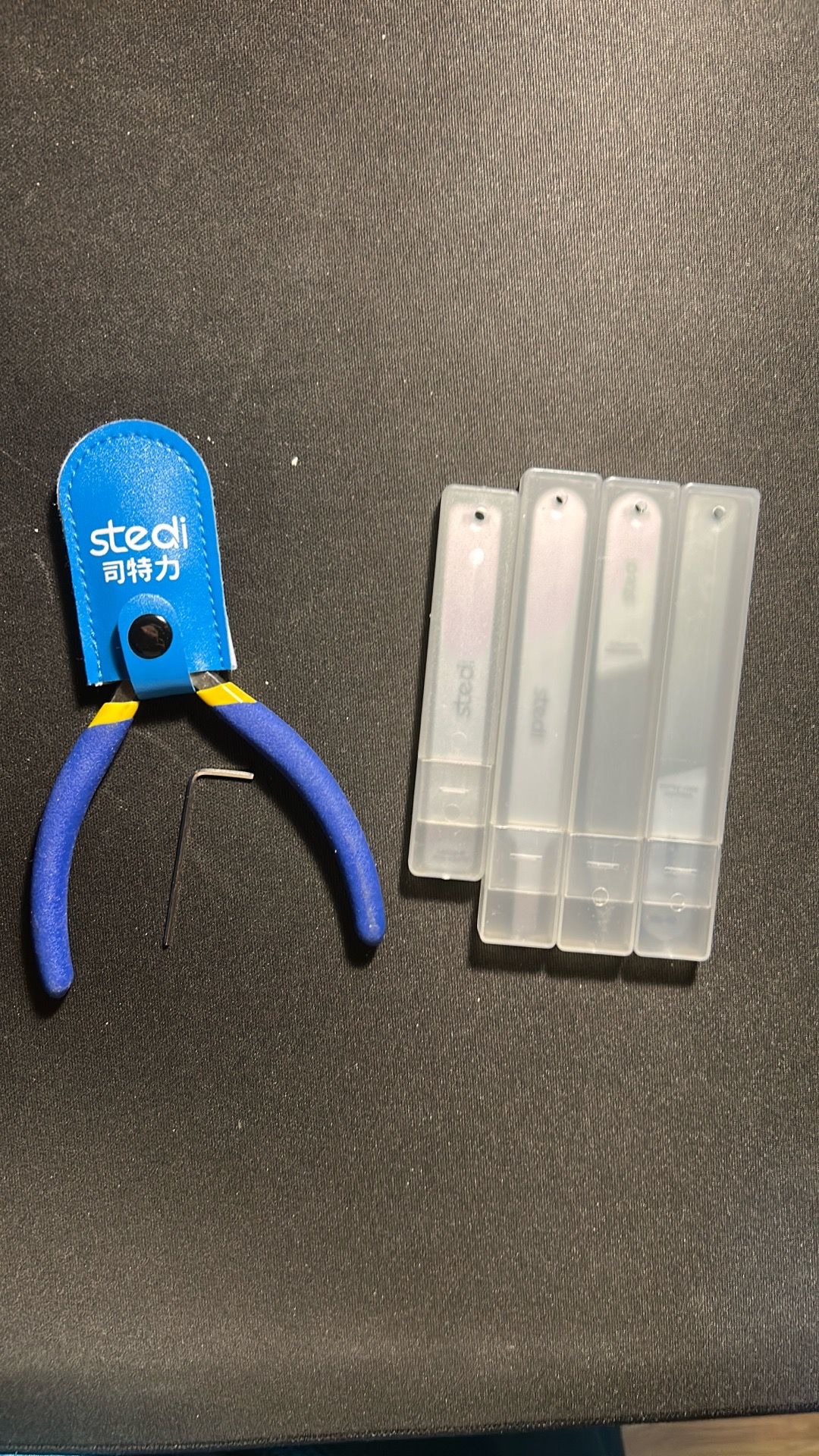 Stedi nippers and glass files
