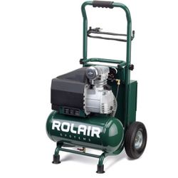 Rolair VT20TB 2HP Wheeled Air Compressor With Tool Box