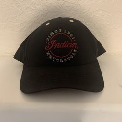 Indian Motorcycle Baseball Cap With Velcro Back 