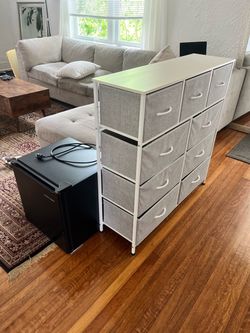 9-Drawer Fabric Dresser Storage Tower