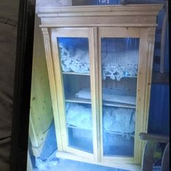 Antique Pine Bookcase Ca1830