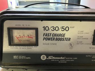 Schumacher SE12 50 Batter Charger