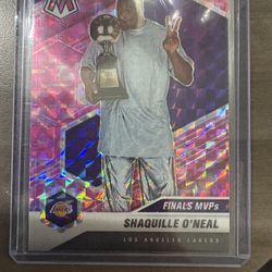 2020-21 Panini Pink Mosaic Finals MVP #300 Shaquille O’Neal