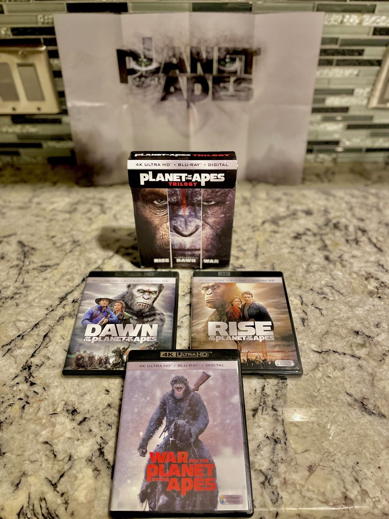 Planet Of The Apes Trilogy Ultra Bluray 4k