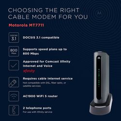 MOTOROLA MODEM/ROUTER IN ONE