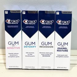 Crest Toothpaste Large Size 4.8oz