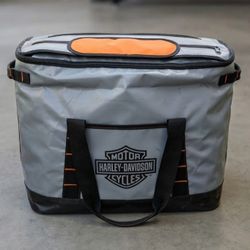 Vintage Harley-Davidson Soft Cooler Bag - Rare & Authentic!