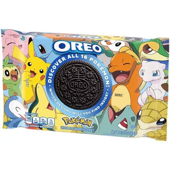 Oreo Pokemon Limited Edition Family Size - 15.25oz