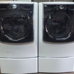 LG Super Capacity Front Loading Washer And Dryer