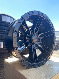 17” American Outlaw RailCar Wheels  17x8.5” Rims Size  Brand New in Box
