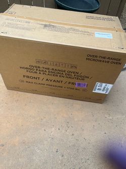 GE over the oven microwave