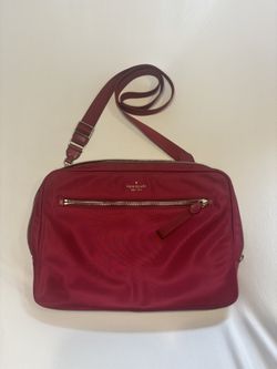 Kate Spade Chelsea Nylon Laptop Sleeve In Dark Pink