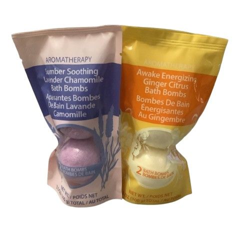 Rejoice Intl. Corp. Light Yellow Citrus Ginger & Lavender Chamomile Bath Bomb