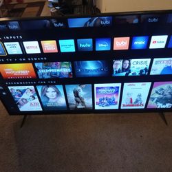 65 Inch Vizio Smart TV W Remote,  Can Deliver For Xtra $10