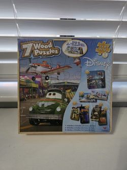 WOODEN PUZZLES SET (NEW)