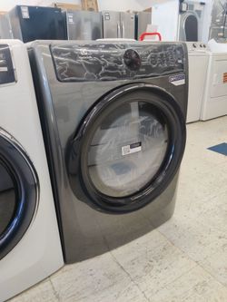 New Electrolux 8-cu ft Stackable Vented Electric Dryer with Steam Cycle ( Titanium )