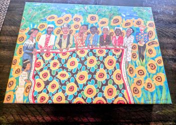 Faith Ringgold 1000 Piece Puzzle – Sunflower Quilting Bee at Arles