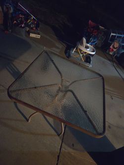 Square Glass Top Patio Table