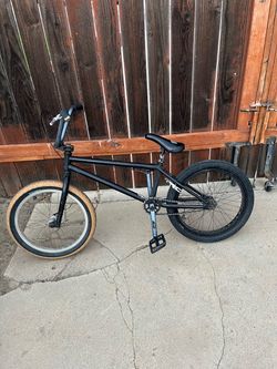 Free agent bmx bent forks needs new back tire